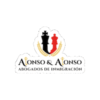 Inmigrantes Vawa Sticker by Alonso & Alonso - Abogados de Inmigración