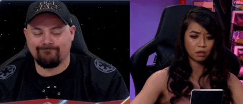 scared star wars GIF by Hyper RPG