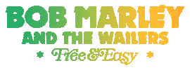 Bob Marley Rainbow Sticker by Free & Easy