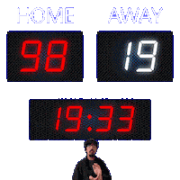 19 Away Sticker