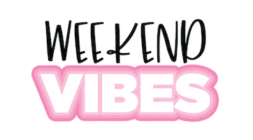 Vibing Week-End Sticker