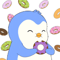Do Not Dunkin Donuts Sticker by Pudgy Penguins