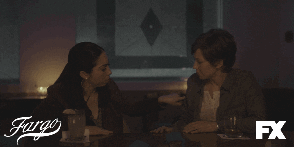 exist carrie coon GIF by Fargo