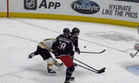 Blue Jackets Jump GIF