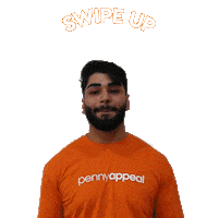Swipe Up Team Orange Sticker by Penny Appeal Australia
