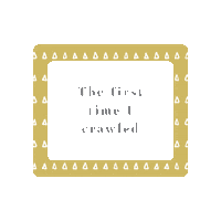First Time Crawl Sticker by kikki.K