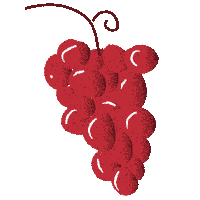wine grapes Sticker