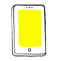 amnestynl mobile action phone sign Sticker