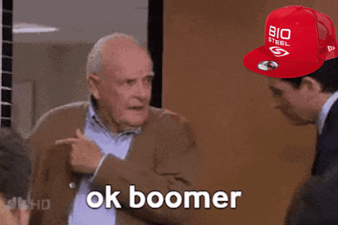 Ok Boomer GIF by BioSteel Sports