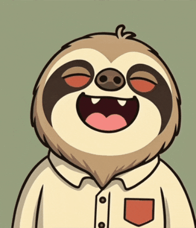 Lol Laughing GIF by Slothana