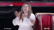 Kelly Clarkson Applause GIF by The Voice