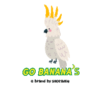 Shoesme cockatoo go bananas kaketoe Sticker