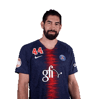 nikola karabatic hello Sticker by Paris Saint-Germain Handball