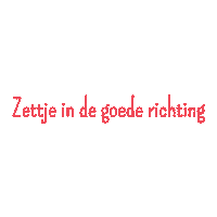 Zettje Platform Sticker by Zettje in de goede richting