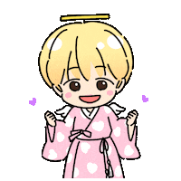 juheeyu heart bts angel jimin Sticker