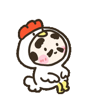 In Love Chicken Sticker
