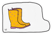 Rainy Day Gardening Sticker by scholzydesign