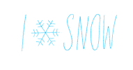 New Year Snow Sticker