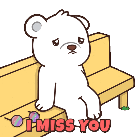 Sad I Love You Sticker by BEARISH
