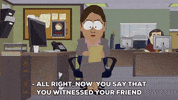 interested writing GIF by South Park 