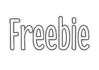 Freebie Sticker by Cria Papel