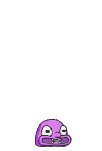 hwans_story pink eyes monster head Sticker