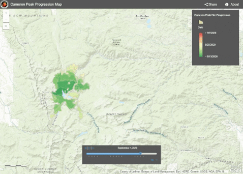 sduenas giphygifmaker fire wildfire colorado fire GIF