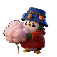 Happy Cotton Candy Sticker by ZaddyFi