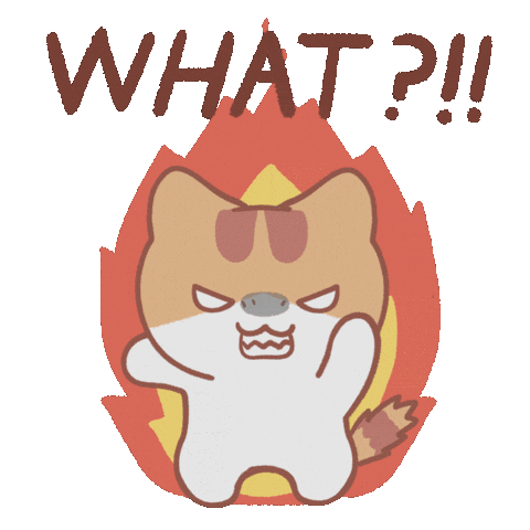 Angry What The Sticker