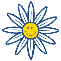 dillustrations flower smiley smiley face best buds Sticker
