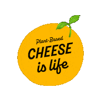 Vegan Cheese Sticker by Mondarella