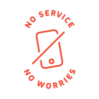No Worries Reception Sticker by KAON  – 4x4, Camping & Touring