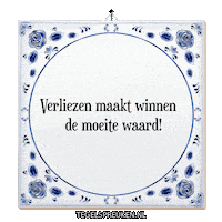 Hoop Winnen Sticker by Tegelspreuken.nl