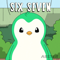 6 7 Penguin GIF by Abster