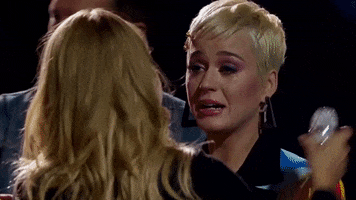toptalent sad cry awkward idol GIF