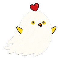 Halloween Ghost Sticker by Beaky Boops