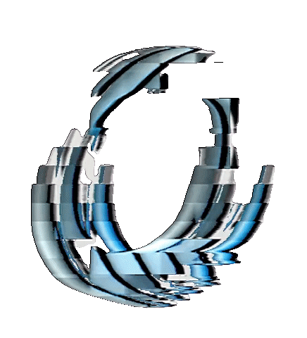 Glitch Alphabet Sticker by #BASILIO
