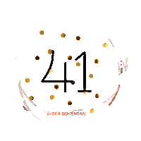 Christmas Gold Sticker