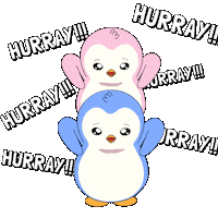 Happy Well Done Sticker by Pudgy Penguins