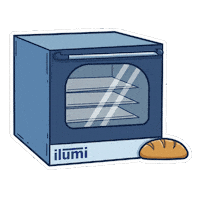 Pan Horno Sticker by ILUMI Equipamiento Comercial