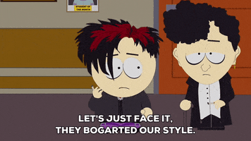 mad goth GIF by South Park 