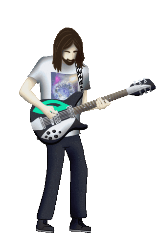 Rock N Roll Sticker by mackelangelo