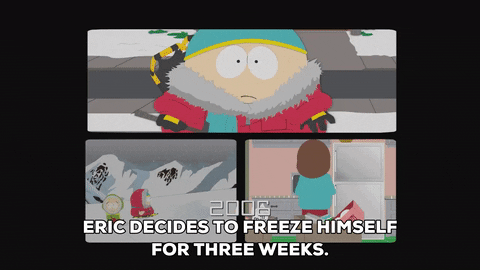 eric cartman avalanche GIF by South Park 