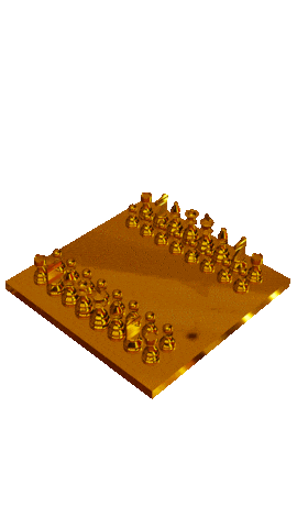 3D Gold Sticker by modelvault3d