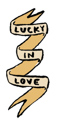 in love art Sticker