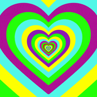 i love you hearts GIF by Feliks Tomasz Konczakowski