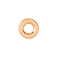 Yellow Gold Sticker by Maria Black Jewellery