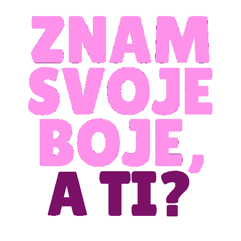 Analiza Boja Sticker by Sanja Pandurov