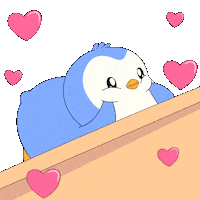 In Love Hearts Sticker by Pudgy Penguins