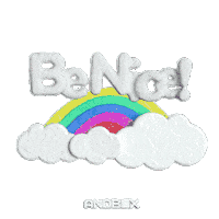 Rainbow Be Nice Sticker by ANDBOX